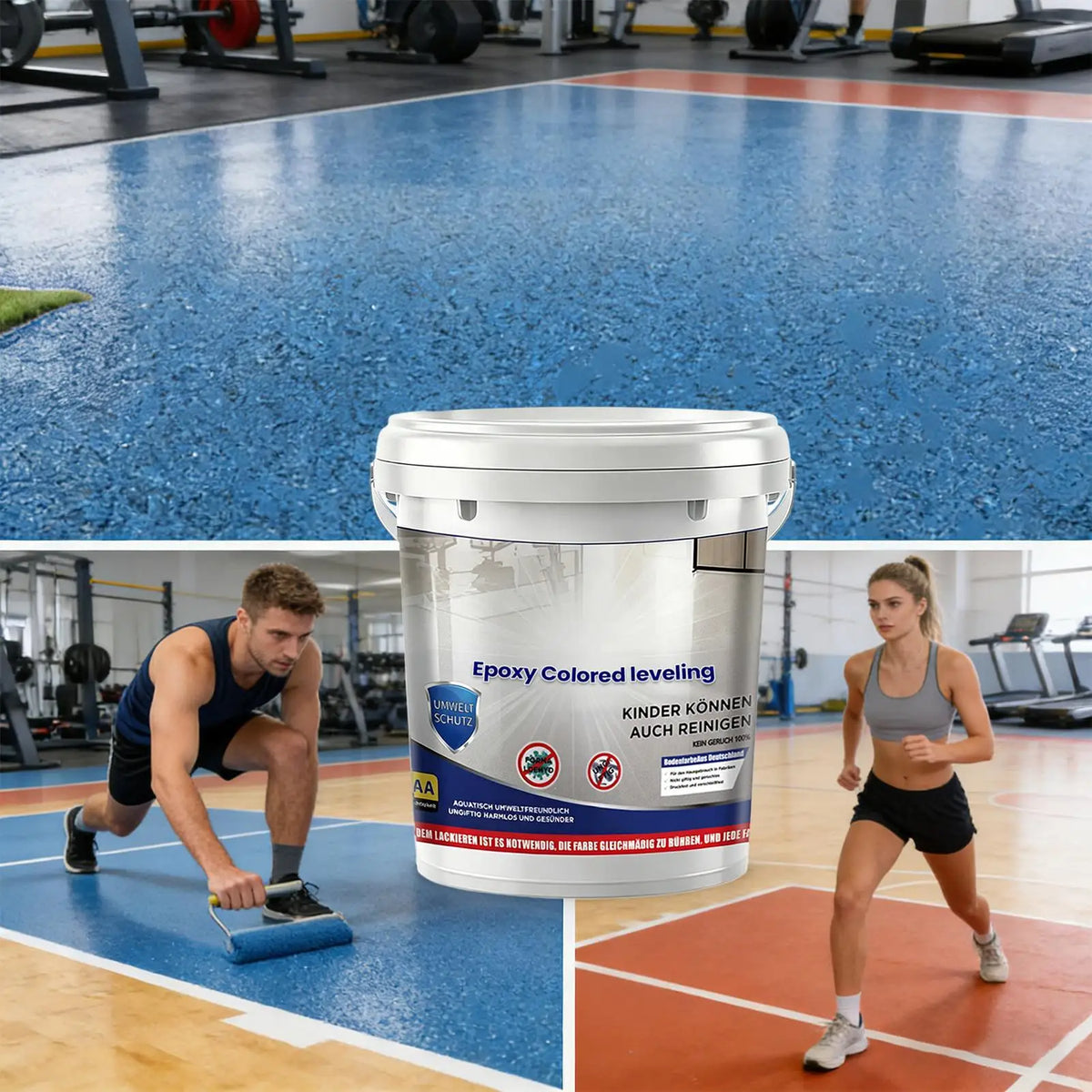 Epoxy Colored Sand Self Leveling Floor Paint Quick Drying Marble Cement Paint Durable Long-lasting Protection Wear Resistance