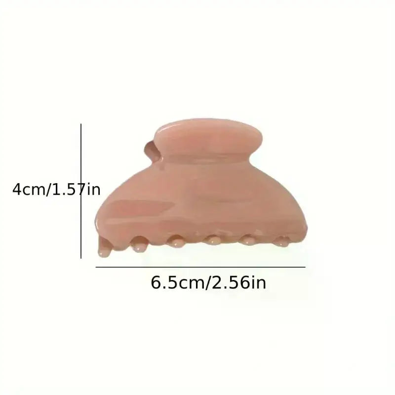 French Women's Hair Clips Elegant Acetate Hair Claw Medium Size Sweet Shark Clip Exquisite Girl Hairs Accessories Headwear 2024