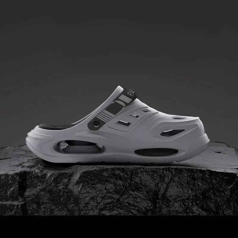 2026 Men's And Women's Cave Shoes Fashion Breathable Sandals With Removable Insoles Non-slip Cushioned Thickened Soft Slippers