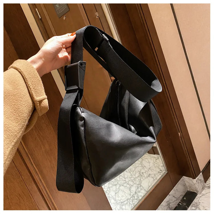 Tilorraine women bag leather large capacity single shoulder bag PU female versatile messenger bag retro style crossbody bag