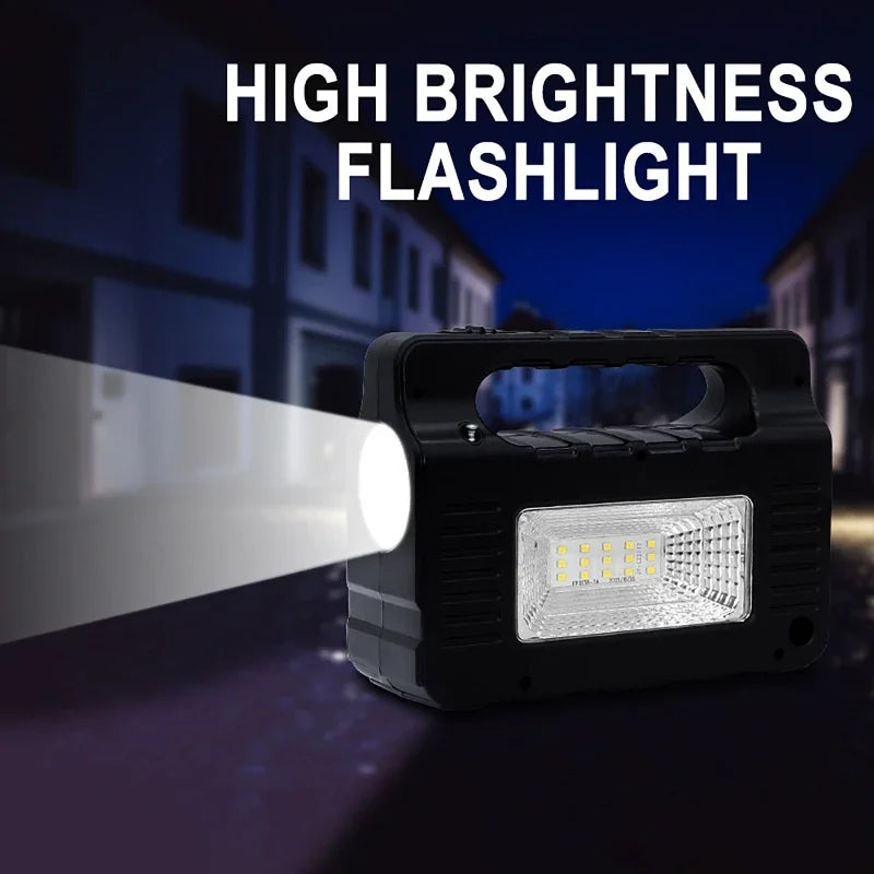 Outdoor Portable Solar Lighting System Power Generator 6W Solar Panel 3 LED Bulbs Emergency Solar Power Bank for Home Camping