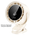 A little expert in life 100-Speed Desk Fan Clamp Fan LED Display Office Home Charge Wall-Mounted Hand-Free Fan