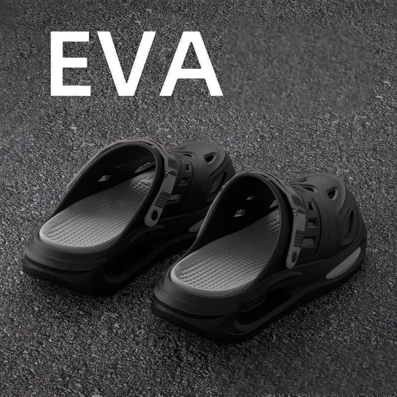 2026 Men's And Women's Cave Shoes Fashion Breathable Sandals With Removable Insoles Non-slip Cushioned Thickened Soft Slippers