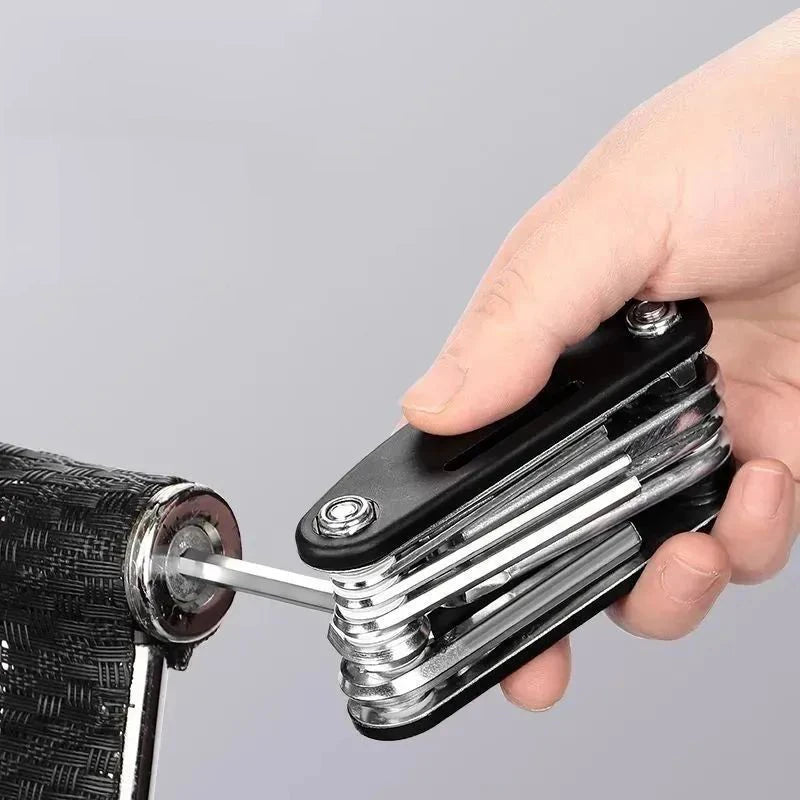 16-in-1 Socket Wrench Set, Non-Slip Rotating Head. Durable Stainless Steel for Home & Car Repairs. Easy & Universal Tool.