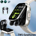 2-in-1 Smartwatch with Built-in TWS Earphones, Supports Wireless Charging, 2.01 High-Definition Display Screen, Multiple Sports