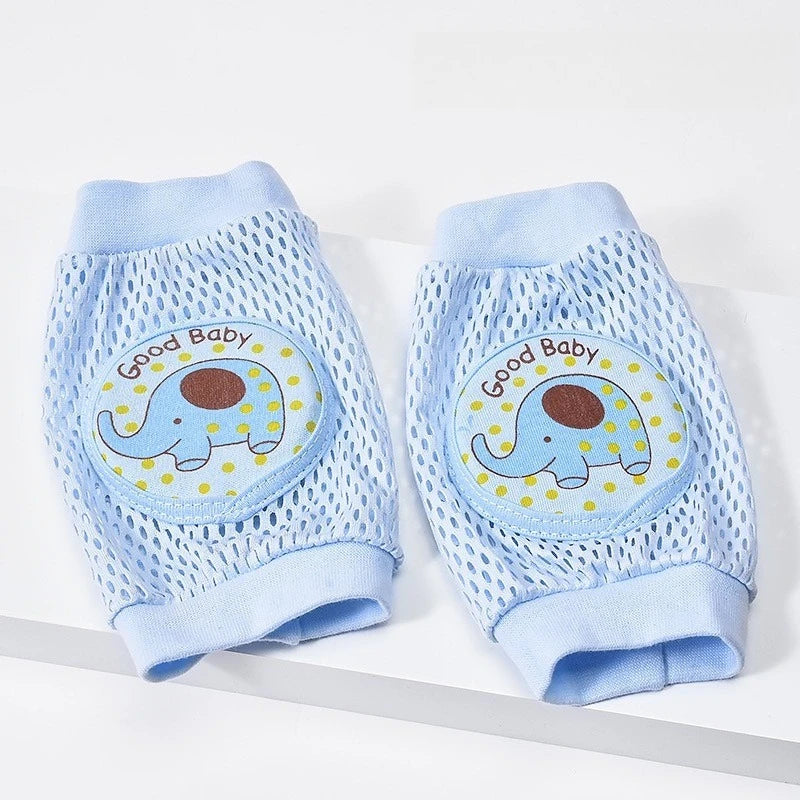 Anti-Fall Learning to Walk Gear for Infants & Toddlers Baby Knee Pads 1 Pair - Thin Summer Crawling Protection,