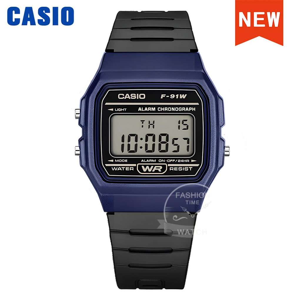 Casio F-91WM-2A Versatile Small Square Watch Retro Comfortable Design