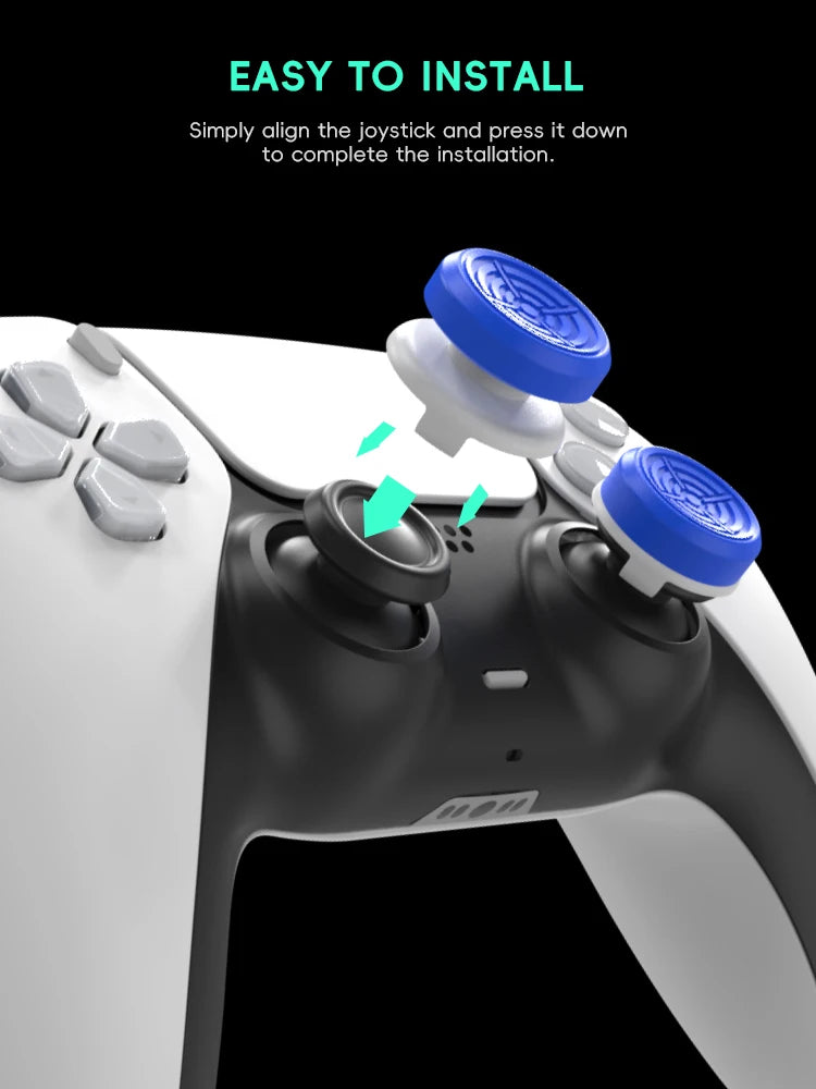 DATA FROG High-Rise Freeks Stick for PS4 PS5 Joystick Compatible with 8BitDo Ultimate Controller Performance Thumb Grips Stick