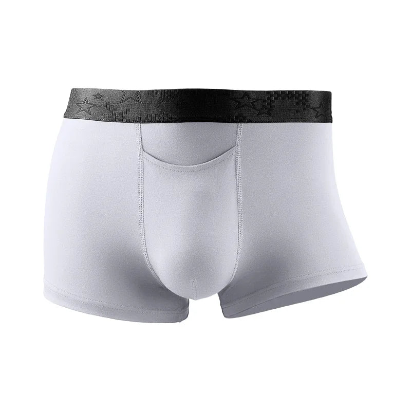 Gun split Briefs Men Modal Summer Breathable Sports boxers Ice Silk ice bag shorts