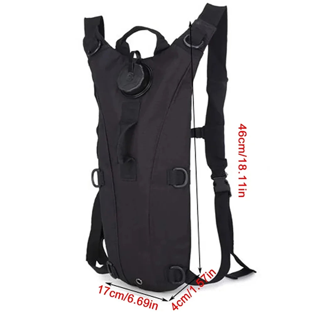 3L Waterproof Water Bag Outdoor Sports Backpack Travel Cycling Mountaineering Tactics Convenient Water Bottle Water Bag