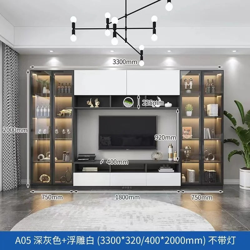 TV table cabinet TV cabinet simple and modern integration