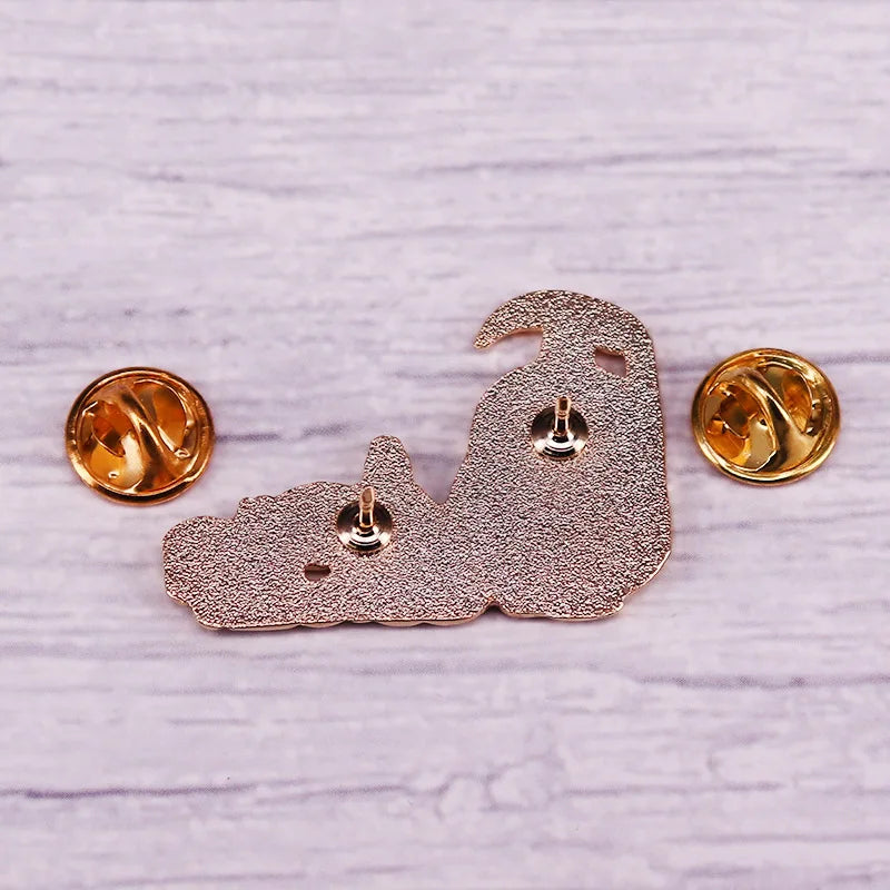 Totoro Brooch Japanese Manga Around The Metal Cartoon Badge Trinkets Design Sense Clothes Backpack Versatile Badge