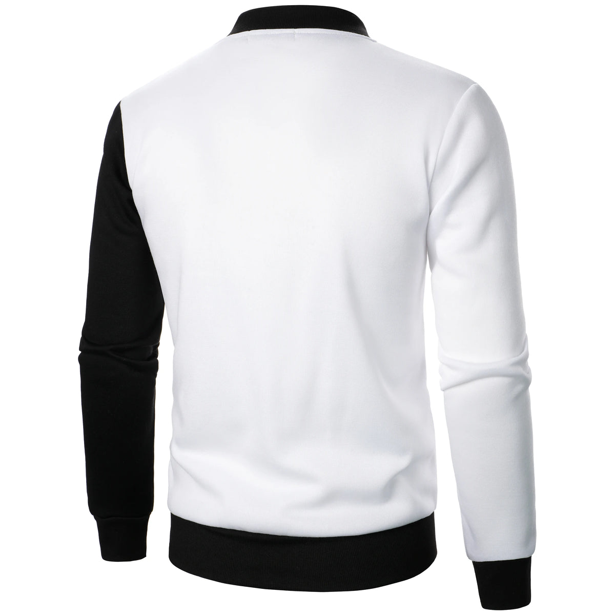 Blazer de ginásio casual de manga comprida com fecho para primavera/outono