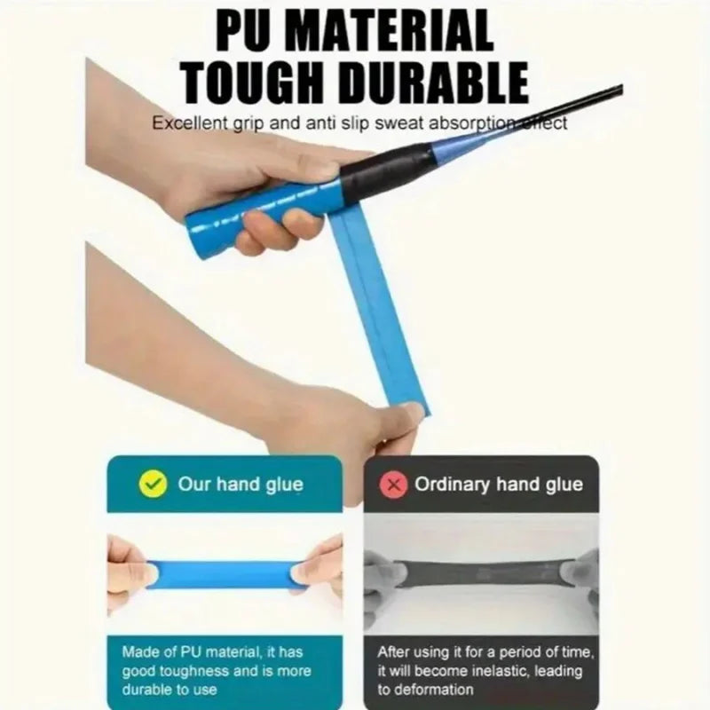 1 box badminton racket handle rubber non-slip handle cover wrap grip strap sweat absorbent tennis racket