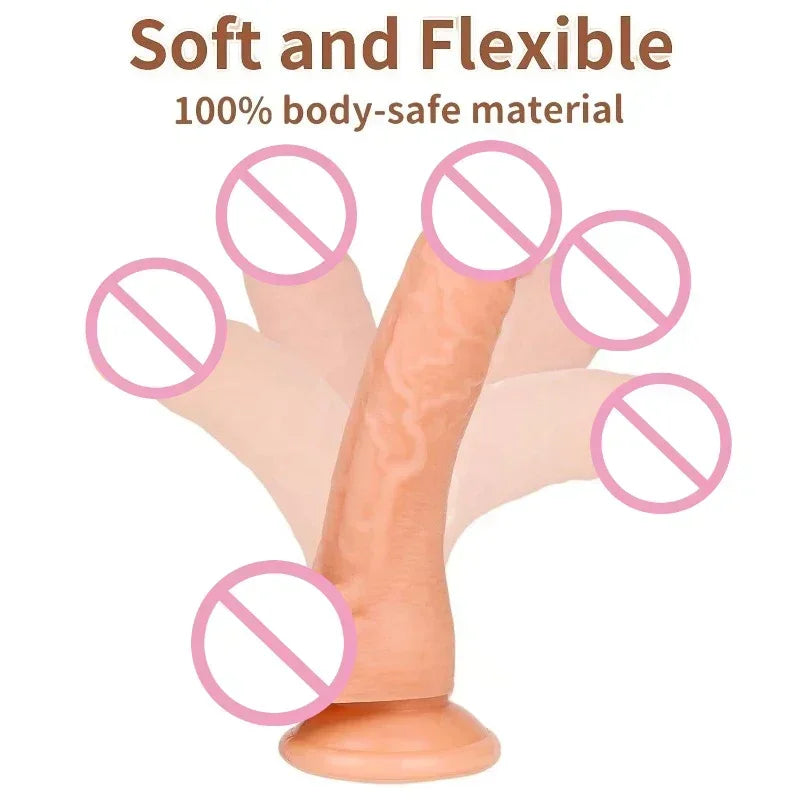 Wear Strap on Realistic Dildo for woman lesbian Sexual games Sex Toys Product Adult  Penis Exerciser Female Vagina Massage Gode