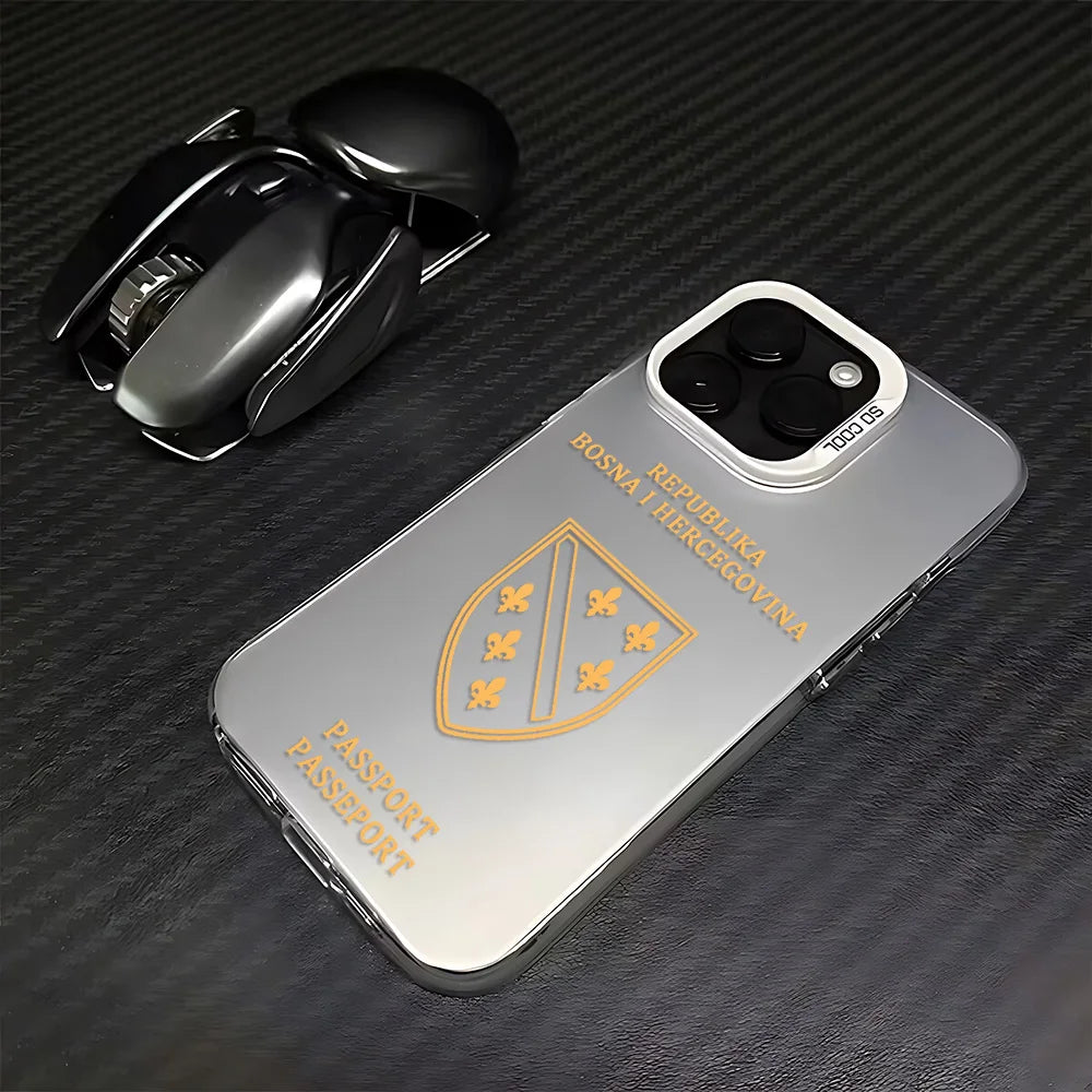 Bosnia and Herzegovina Passport Phone Case For iPhone 17 16e 16 15 14 13 12 11 mini Pro Max X XR 8 7 Air Plus Anti  Matte  Cover