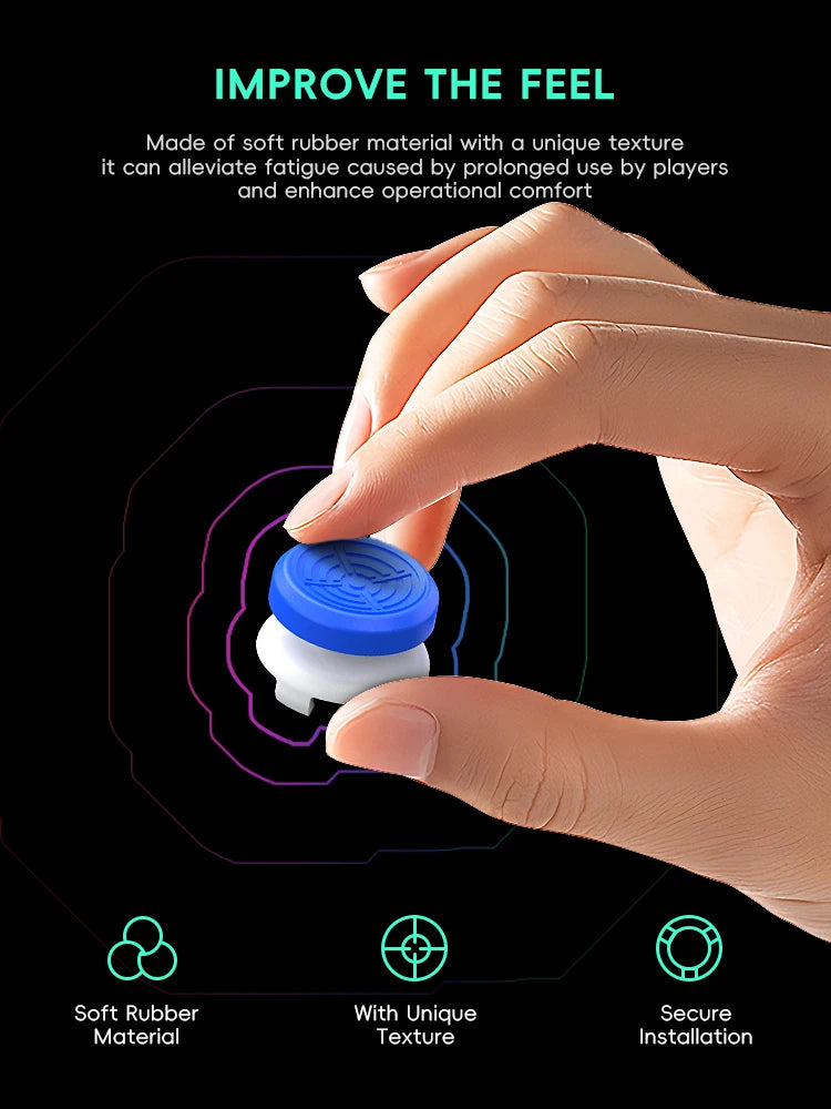 DATA FROG High-Rise Freeks Stick for PS4 PS5 Joystick Compatible with 8BitDo Ultimate Controller Performance Thumb Grips Stick