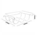 Creative Refrigerator Beer Bottle Organizer Rack - Wine Display Shelf with Holder Hook for Home Kitchen Storage and Organization