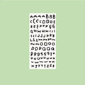 1 Piece INS New Letter Stickers Cute DIY Decals for Journal Card Making Csrapbook Sticker Stationery