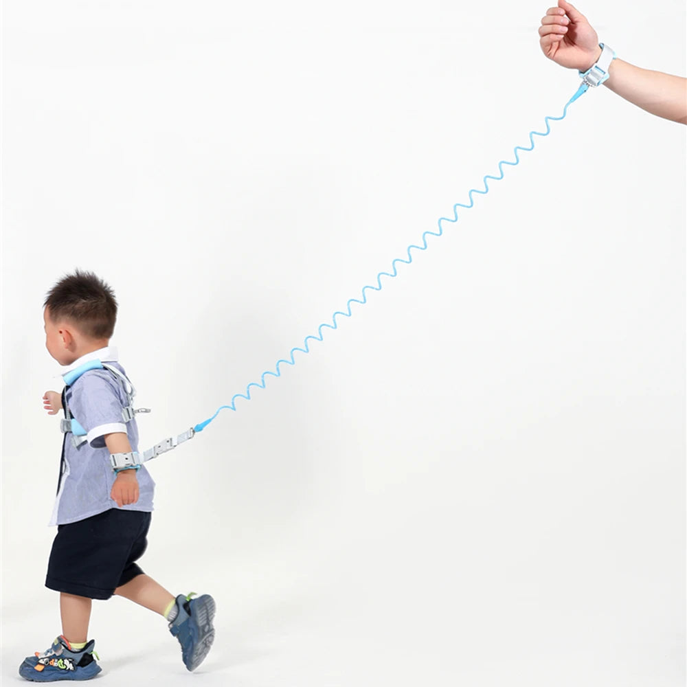 Infants and Young Children's Loss Prevention Belt Traction Rope Baby Loss Prevention Bracelet 2m Spring Rope Walking Baby Safety