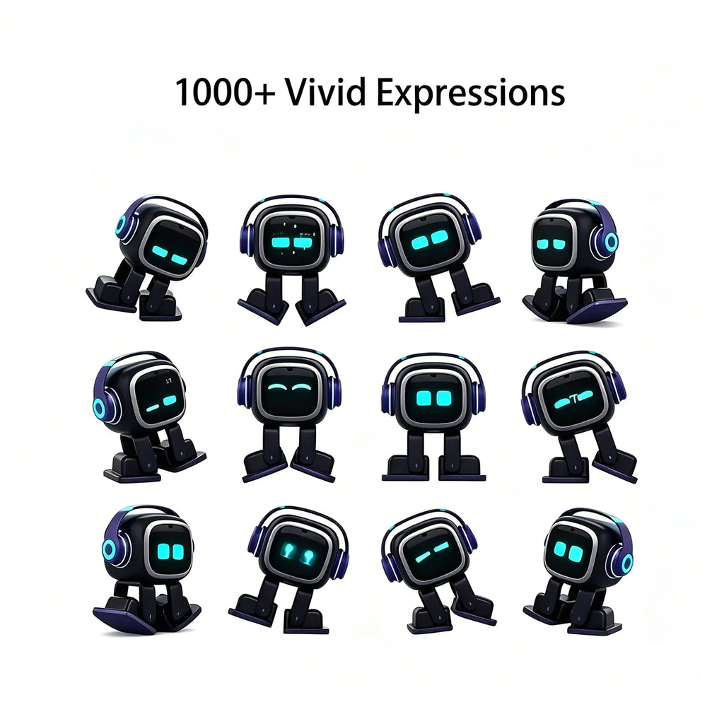 Emo Robot Voice Recognition Pet Robot AI Communication Intelligent Robot Electronic Toys Desktop Companion Robot For Kids Gift