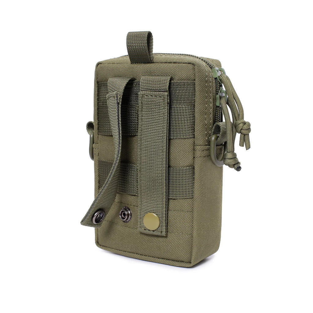 Molle EDC Water Bottle Pouch Canteen Kettle Carrier Holder Outdoor Sports Phone Holder Travel Camping Hiking Hunting Waist Bag