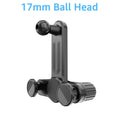 Acessórios de carro para suporte de telemóvel com cabeça esférica de 17 mm, base de montagem para ecrã da consola central do carro
