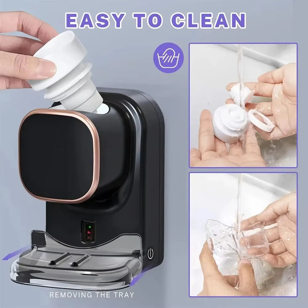 Smart 3 Mode Automatic Sensor Electric Toothpaste Dispenser Wall Mounted USB Removable Toothpaste Squeezer Bathroom Accessories