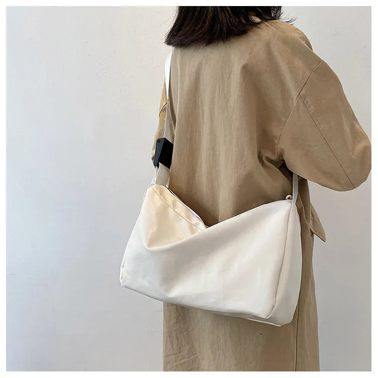 Tilorraine women bag leather large capacity single shoulder bag PU female versatile messenger bag retro style crossbody bag
