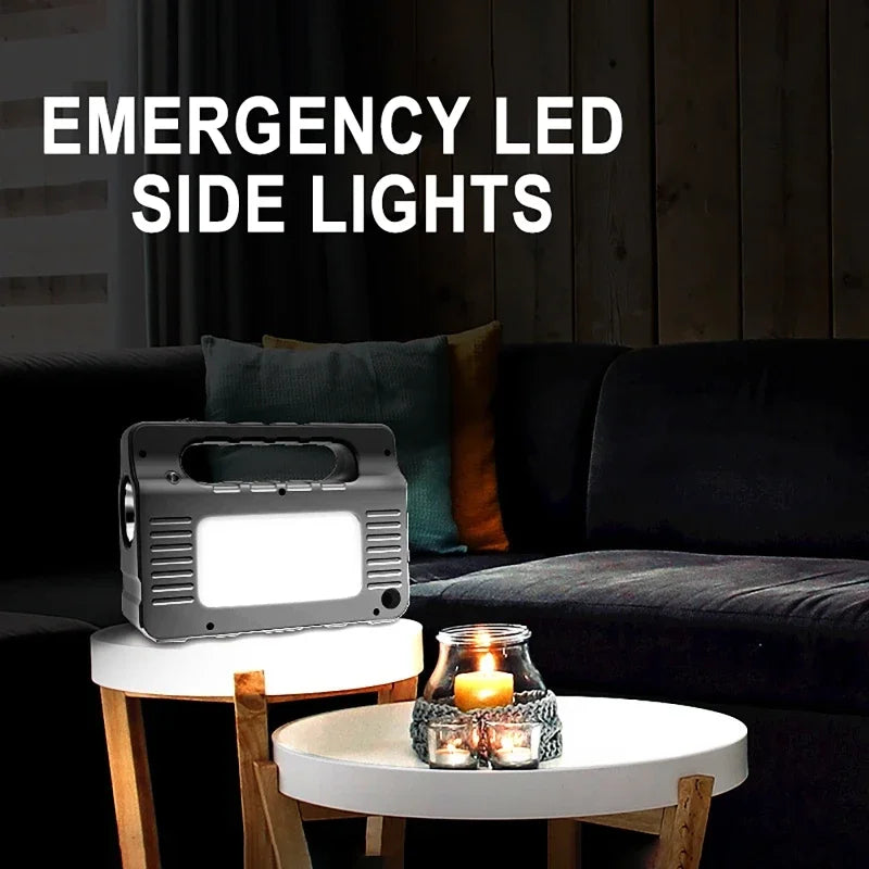 Outdoor Portable Solar Lighting System Power Generator 6W Solar Panel 3 LED Bulbs Emergency Solar Power Bank for Home Camping