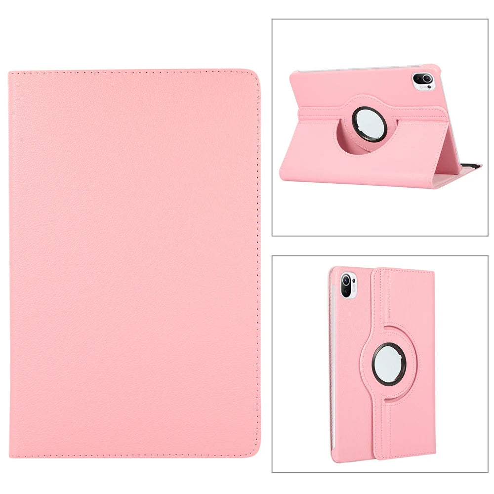 360 Degree Rotating Case For Xiaomi RedMi Pad 2 SE 11 10.61"Stand Cover Xiaomi pad 5 6 11 Pad 7 Pro 11.2 PU Leather Tablet Cases