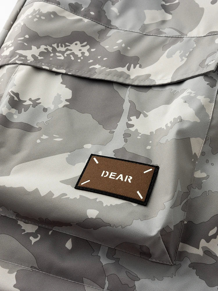 Outdoor Men's Camouflage Tactical Jacket Spring Autumn Lightweight Waterproof Windproof Breathable Mountaineering Fishing Jacket