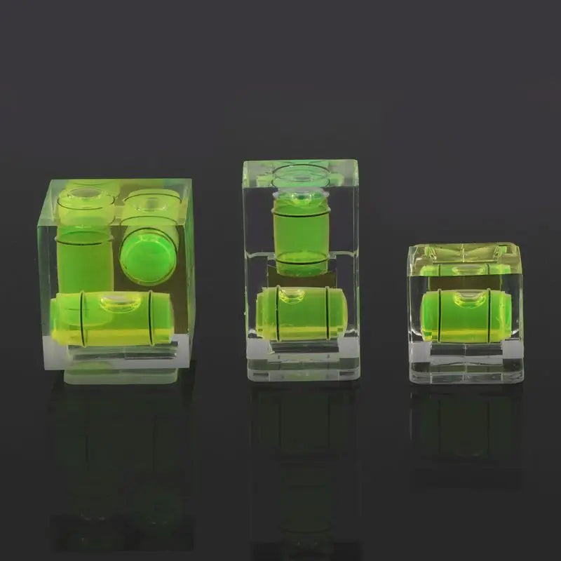 Triple 3 Hot Shoe Bubble Spirit Level for Camera Level Adapter Durable