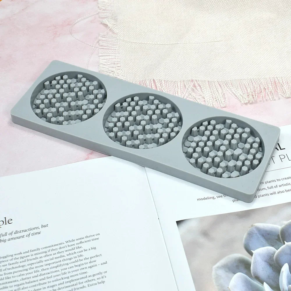 Honeycomb Mousse Cake Mold DIY Chocolate French Dessert Decoration Baking Silicone Mold Kitchen Baking Tool