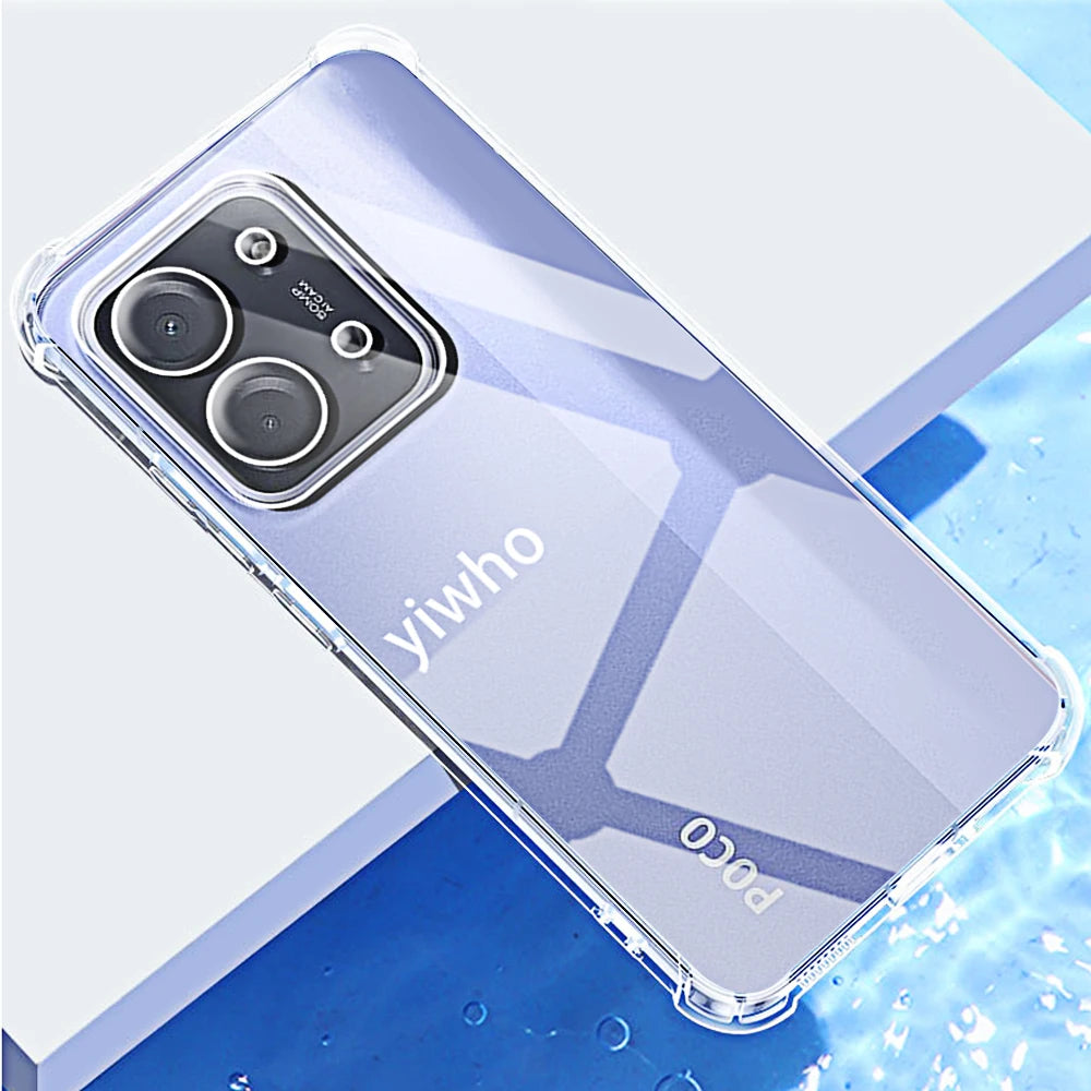Transparent Phone Case for Xiaomi Poco C85 C71 M7 4G X7 Pro F7 M7 Clear Soft TPU Back Cover for Xiaomi Pocco Poxo Poko Shell