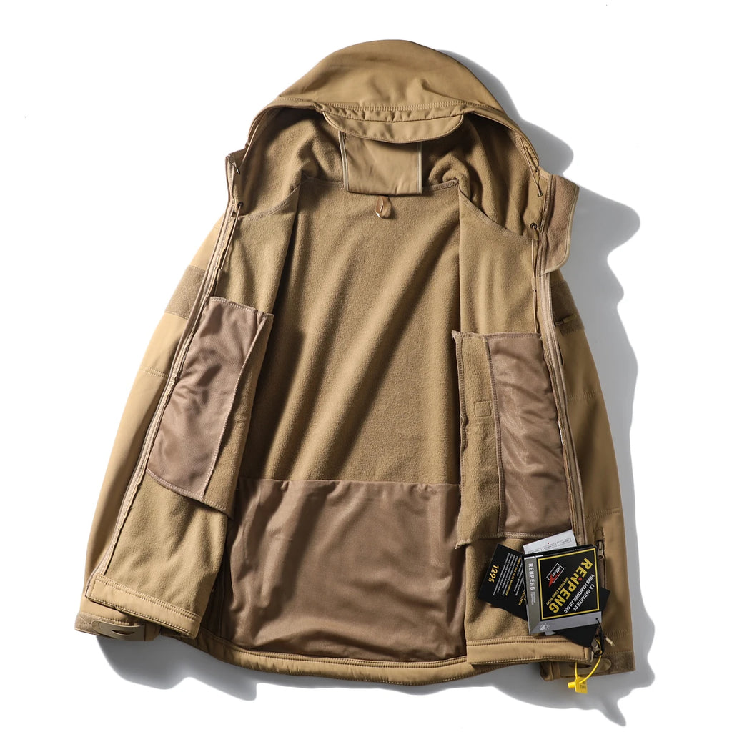 ARC New Storm Jacket Outdoor Sports Camping Mountaineering Fashion Men Plus Cashmere Windproof Waterproof Function Storm Jacket