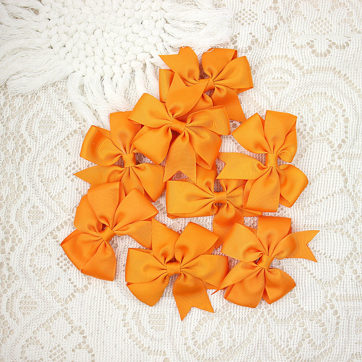 10pcs Ribbon Bow Hair Clip for Girls Hair Accessories Winnower Children Alligator Clip Kids Hairbow Hairpin Grosgrain Barrettes