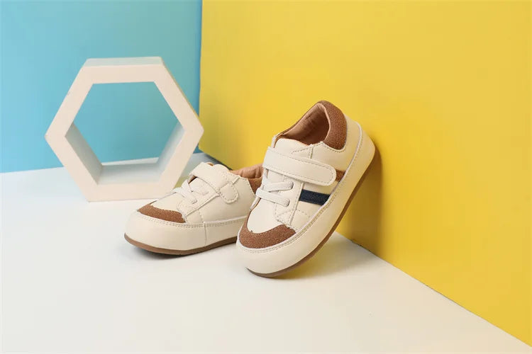 DIMI Spring/Autumn Baby Toddler Shoes Soft Breathable Microfiber Leather Infant Sneakers 0-3 Year Flat Walker Shoes