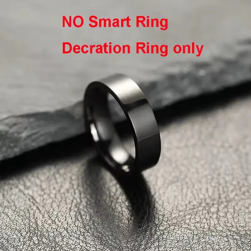 Smart Couple Ring Bluetooth Connection Multiple Sports Modes Pedometer Fitness Rings Heart Rate Sleep Monitoring Waterproof R12