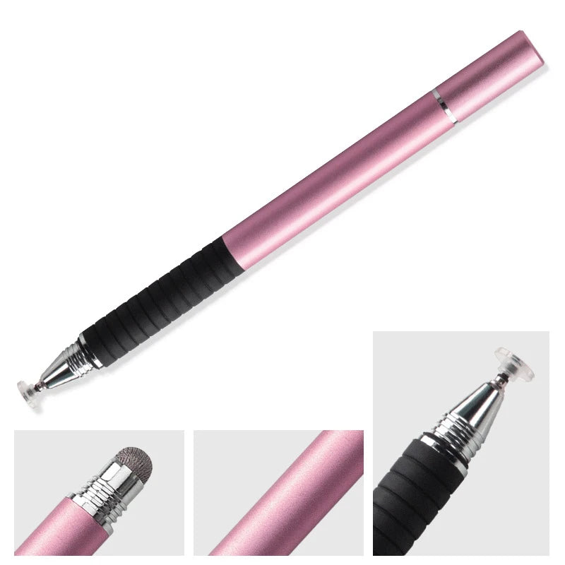 Universal 2 in 1 Fiber Stylus Pen Drawing Tablet Pens Capacitive Screen Caneta Touch Pen for Mobile Phone Smart Pen Accessories