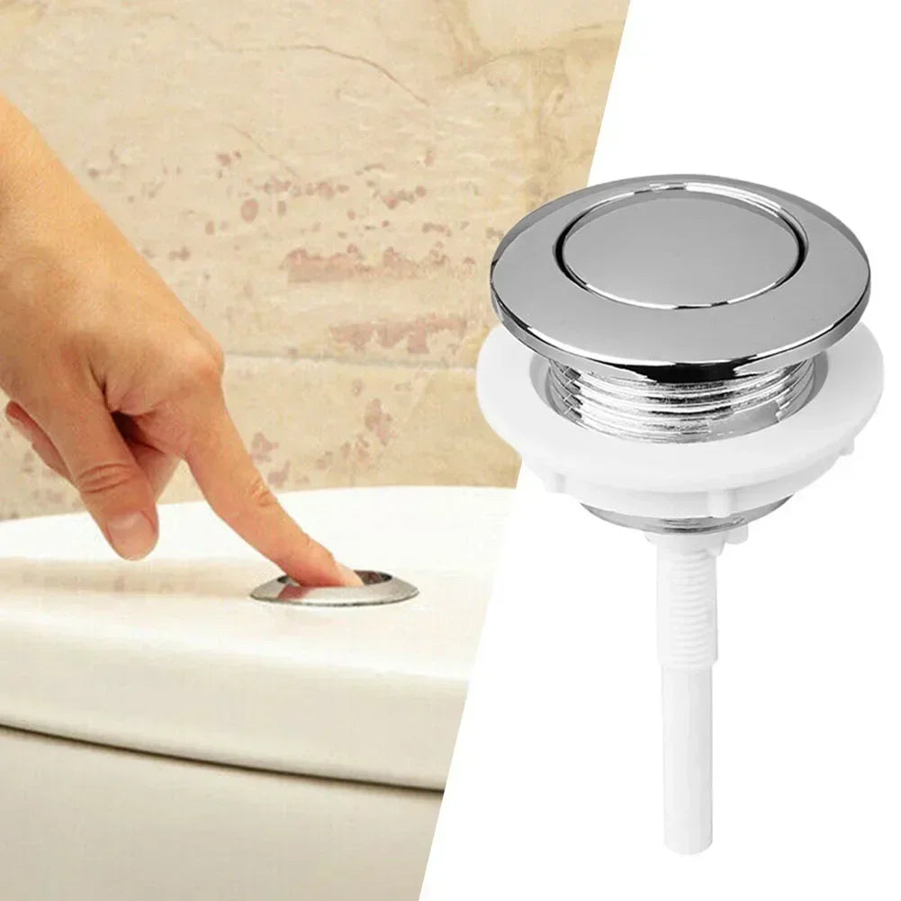 Botão de pressão universal de 38 mm para autoclismo, descarga simples, para sanitas em casas, casas de banho e hotéis