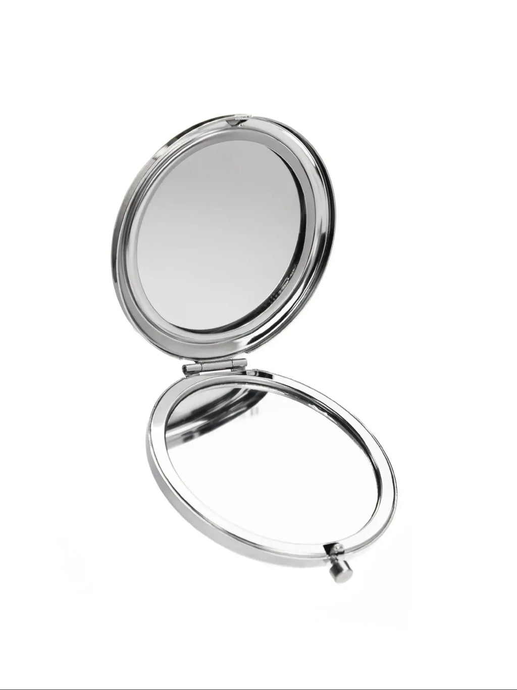 【2025 New】65 mm Round Double Sided Makeup Mirror - Portable Compact Handheld Makeup Mirror for Purse/Travel/Cosmetics