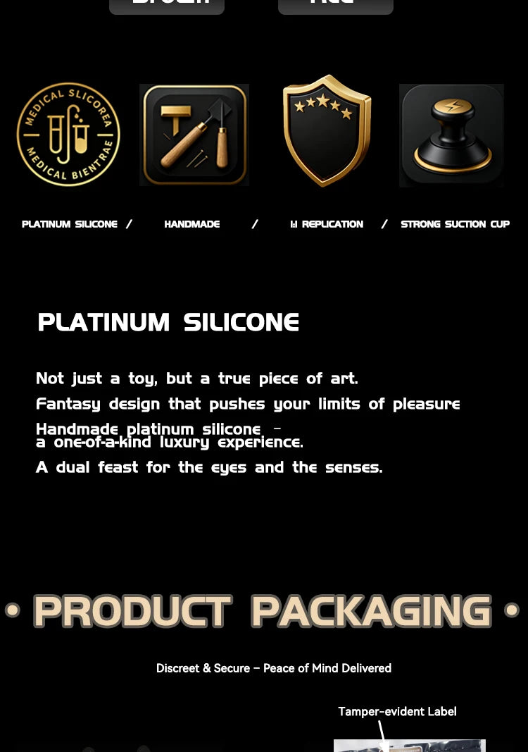 JYBL TITAN Liquid Silicone Dildo Soft Plug Adult Toy for Men Realistic Design Vibrating Option Available in Multiple Sizes