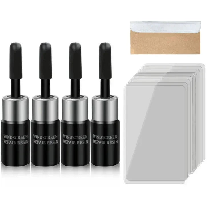 Car Glass Scratch Repair Fluid Agent Set Windscreen Window Glass Nano Scratch Crack CrackResin Repair Agent Tools