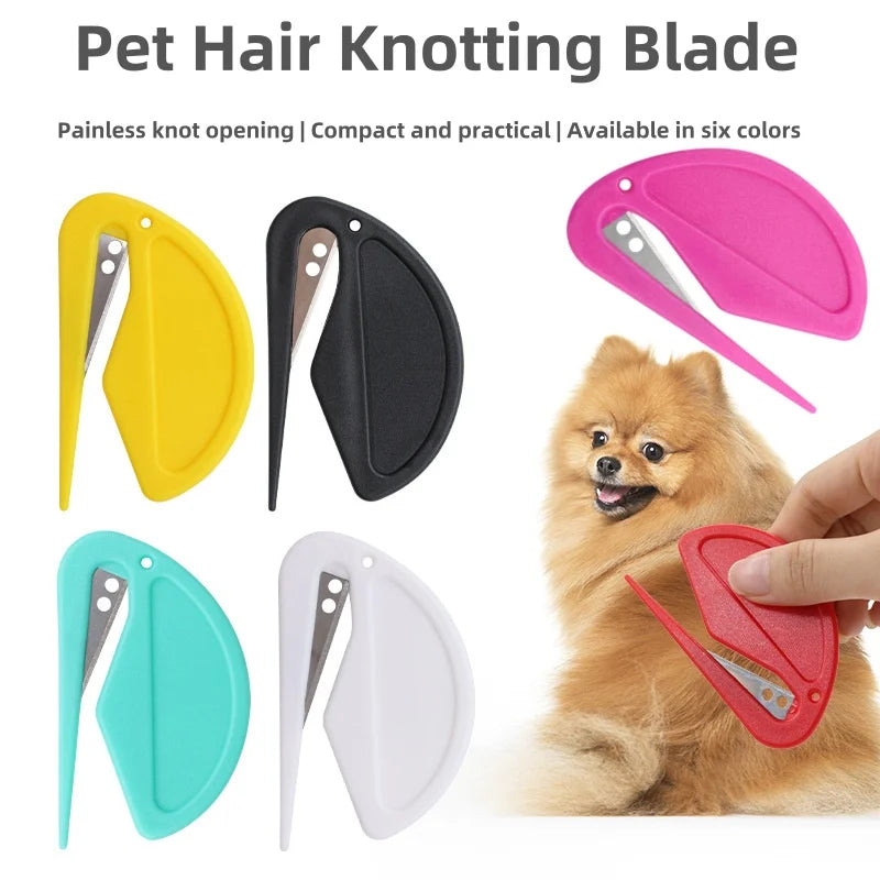 Pet Hair Removal Knot Dog 2024 Unknot Knife Shedding Grooming Shedding Trim Stainless Effectively Safe Cat Accessories Scissors