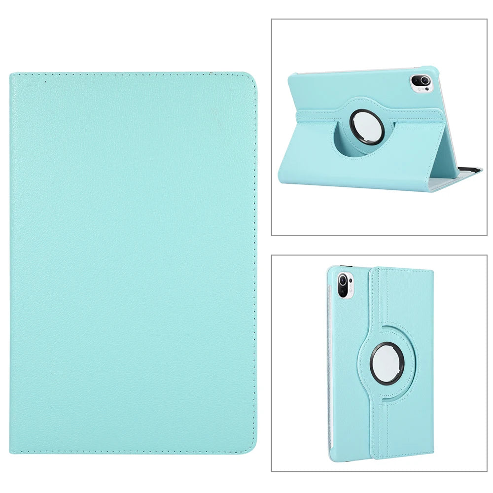 360 Degree Rotating Case For Xiaomi RedMi Pad 2 SE 11 10.61"Stand Cover Xiaomi pad 5 6 11 Pad 7 Pro 11.2 PU Leather Tablet Cases