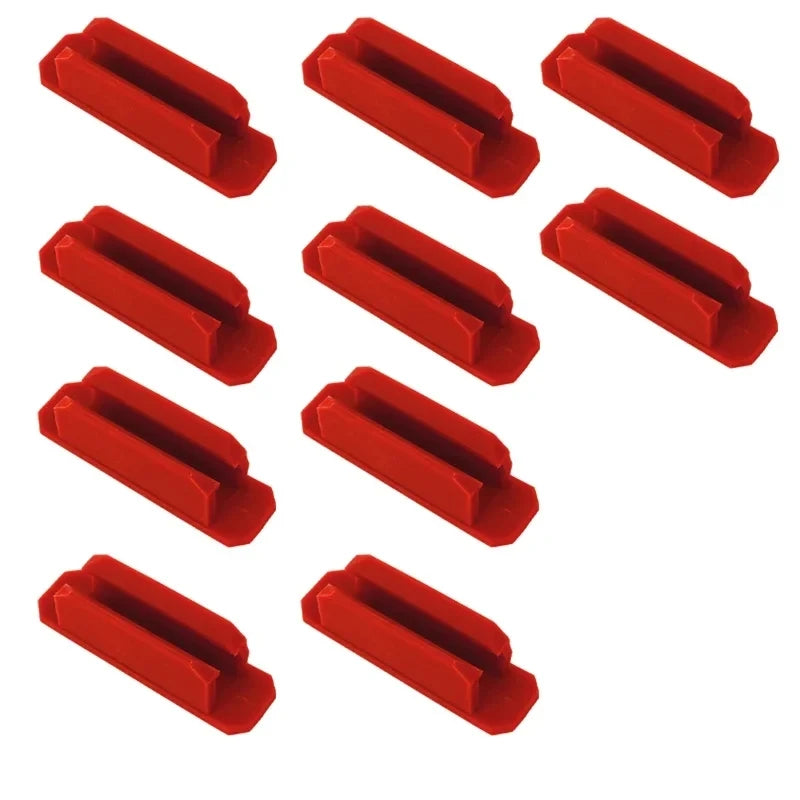 Anti Lost Self-adhesive Pencil Holder Soft Silicone Elastic Marker Pen Clips for Notebook Journals Whiteboards Fixed Stand