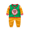 Fato de Bebé Menino Manga Comprida Cosplay Cartoon Macacão Roupa de Infante e Criança 100% Algodão Primavera e Outono