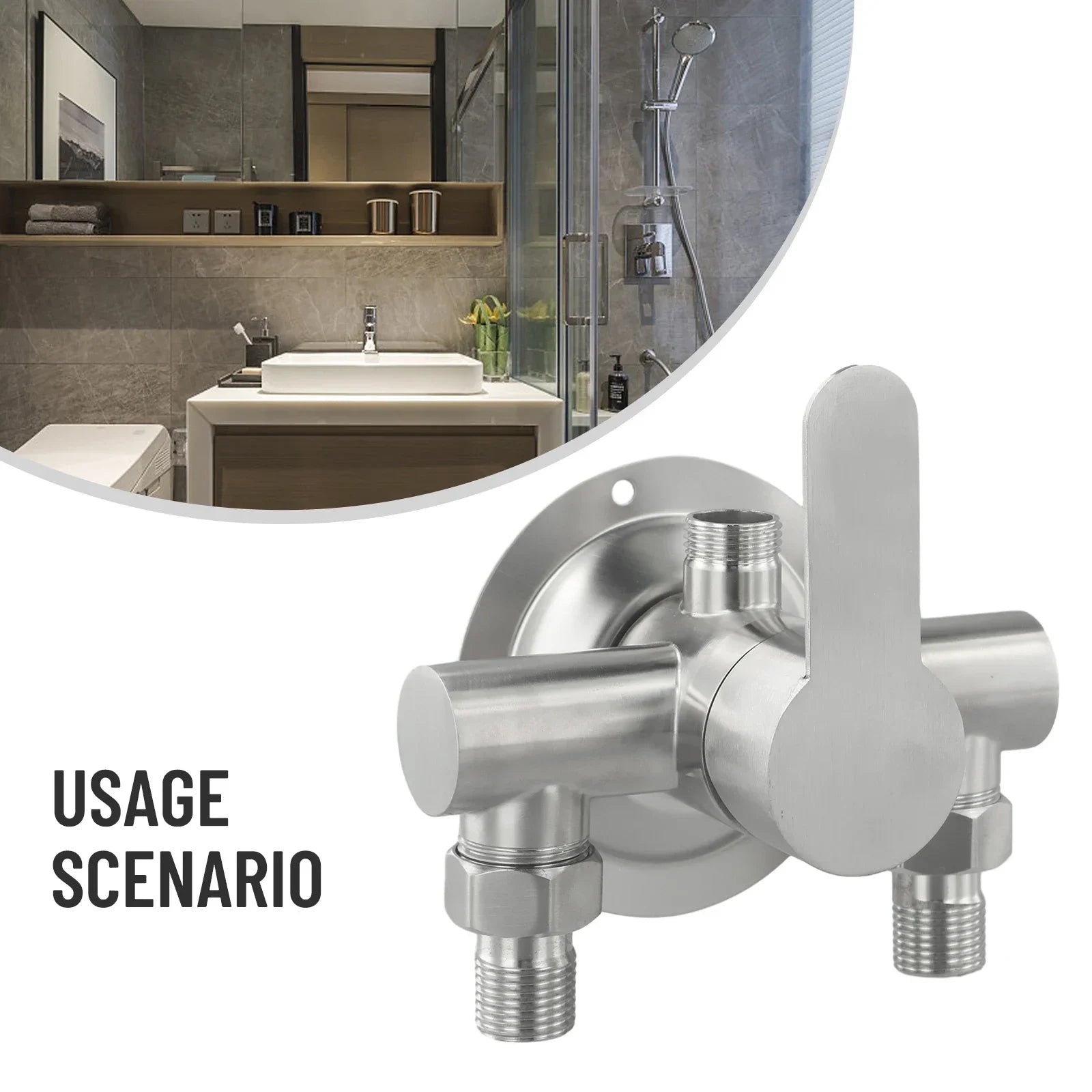 Hot And Cold Switch Shower Faucet 304 Stainless Steel Bathroom Accessries Hot & Cold Lifting Type Lifting Type Faucet