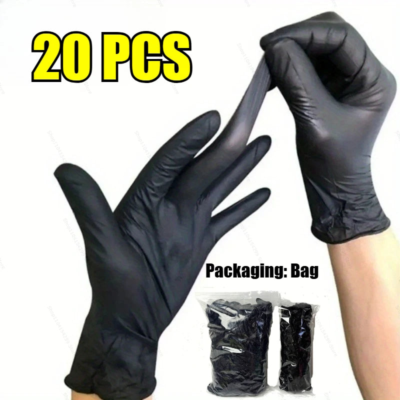 Disposable Nitrile Waterproof Gloves Dish Washing Kitchen Household Gloves Dog Wash Cleaning Glove for Food Working Latex Gloves